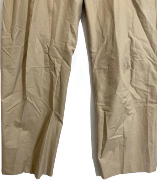 MUSE de Deuxieme Classe（ミューズ ドゥーズィエム クラス）MUSE de Deuxieme Classe (ミューズ ドゥーズィエム クラス) TUCK CHINO ワイドパンツ ベージュ サイズ:36の古着・服飾アイテム