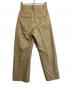 MUSE de Deuxieme Classe (ミューズ ドゥーズィエム クラス) TUCK CHINO ワイドパンツ ベージュ サイズ:36：8000円