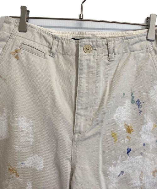 FRAMeWORK（フレームワーク）FRAMeWORK (フレームワーク) PAINT ON CHINO パンツ ベージュ サイズ:38の古着・服飾アイテム
