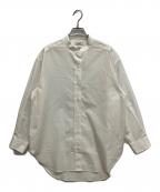 journal standard L'essage×THOMAS MASONジャーナルスタンダード レサージュ×トーマスメイソン）の古着「スタンドカラーシャツ」｜ホワイト
