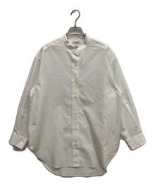 journal standard L'essage×THOMAS MASON（ジャーナルスタンダード レサージュ×トーマスメイソン）の古着「スタンドカラーシャツ」｜ホワイト