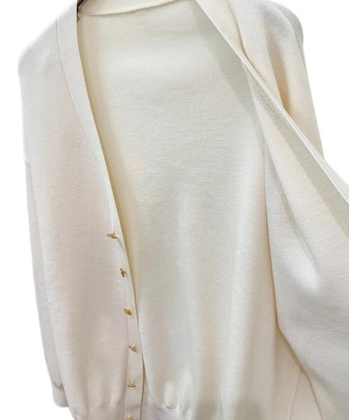 MUSE de Deuxieme Classe（ミューズ ドゥーズィエム クラス）MUSE de Deuxieme Classe (ミューズ ドゥーズィエム クラス) Heartrich カーディガン アイボリー サイズ:Ｆの古着・服飾アイテム