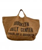 DEUXIEME CLASSEドゥーズィエム クラス）の古着「Logo bag big」｜ブラウン