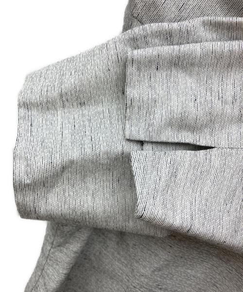 INDIVI（インディヴィ）INDIVI (インディヴィ) リネンキーネックワンピース グレー サイズ:15の古着・服飾アイテム