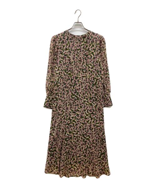 UNTITLED（アンタイトル）UNTITLED (アンタイトル) カリーノフラワー ワンピース グリーン サイズ:3Lの古着・服飾アイテム