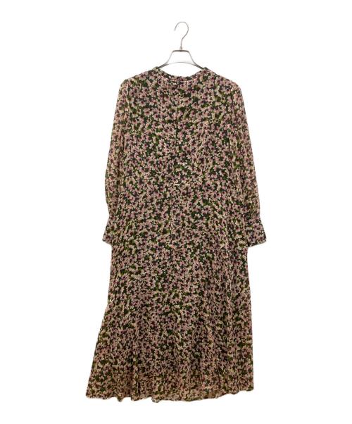 UNTITLED（アンタイトル）UNTITLED (アンタイトル) カリーノフラワー ワンピース グリーン サイズ:3Lの古着・服飾アイテム