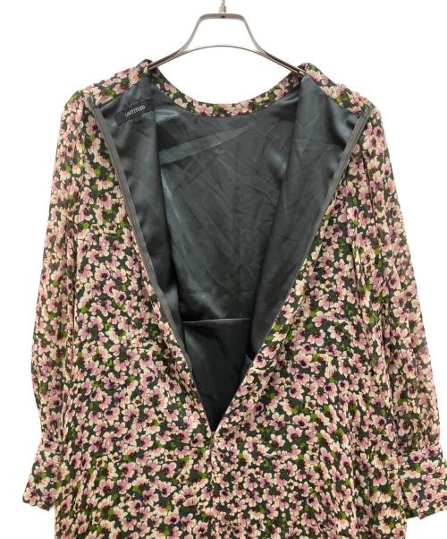 UNTITLED（アンタイトル）UNTITLED (アンタイトル) カリーノフラワー ワンピース グリーン サイズ:3Lの古着・服飾アイテム