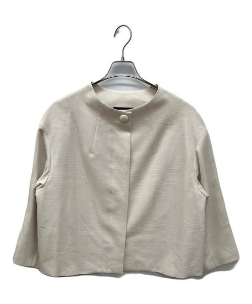 UNTITLED（アンタイトル）UNTITLED (アンタイトル) ルージュブッチャーノーカラージャケット アイボリー サイズ:44の古着・服飾アイテム