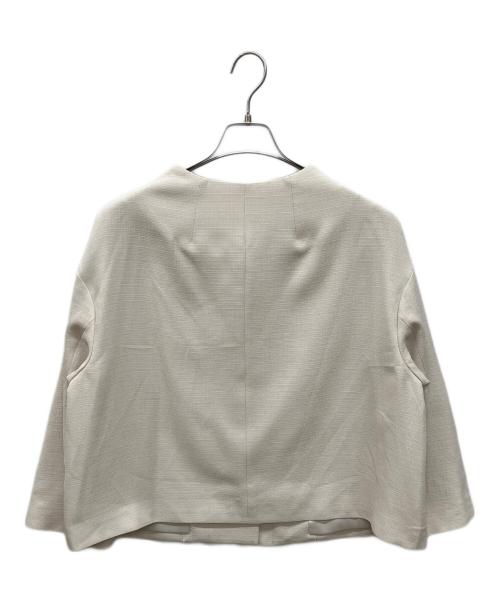 UNTITLED（アンタイトル）UNTITLED (アンタイトル) ルージュブッチャーノーカラージャケット アイボリー サイズ:44の古着・服飾アイテム