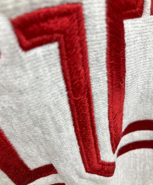 Champion REVERSE WEAVE（チャンピオン リバース ウィーブ）Champion REVERSE WEAVE (チャンピオン リバース ウィーブ) カレッジロゴ刺繍スウェット グレー サイズ:XLの古着・服飾アイテム