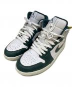 NIKEナイキ）の古着「ハイカットスニーカー」｜ホワイト×グリーン