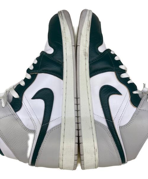NIKE（ナイキ）NIKE (ナイキ) ハイカットスニーカー ホワイト×グリーン サイズ:28の古着・服飾アイテム