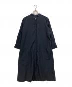 Spick and Spanスピック＆スパン）の古着「バックプリーツワンピース　シャツワンピース」｜ブラック
