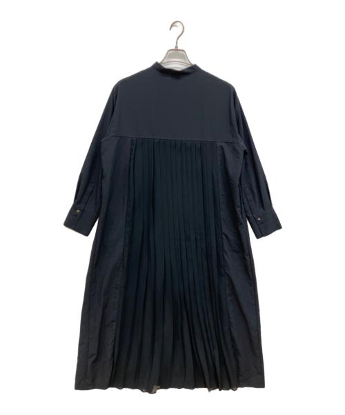 Spick and Span（スピック＆スパン）Spick and Span (スピック＆スパン) バックプリーツワンピース　シャツワンピース ブラック サイズ:Freeの古着・服飾アイテム