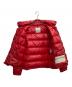 中古・古着 MONCLER (モンクレール) ダウンジャケット レッド サイズ:1：32000円