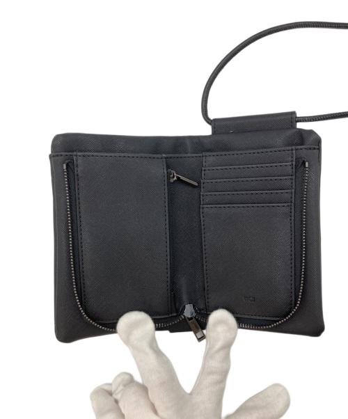 WCJ（ダブルシージェイ）WCJ (ダブルシージェイ) フェイスショルダーウォレット ブラックの古着・服飾アイテム