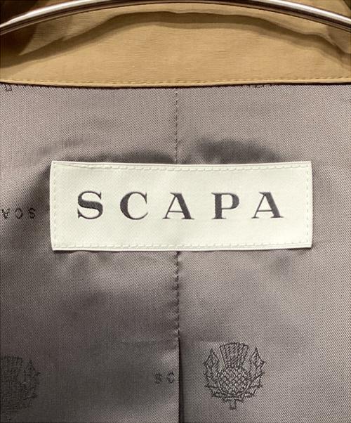 SCAPA（スキャパ）SCAPA (スキャパ) エーデルジャケット ブラウン サイズ:38の古着・服飾アイテム