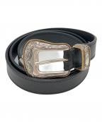 KATE CATEケイトケイト）の古着「ウエスタンレザーベルト」｜ブラック