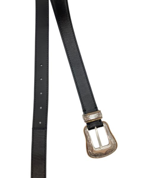 KATE CATE（ケイトケイト）KATE CATE (ケイトケイト) ウエスタンレザーベルト ブラックの古着・服飾アイテム