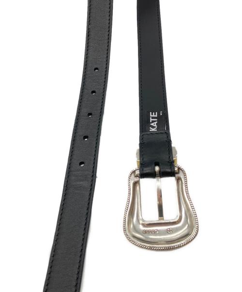 KATE CATE（ケイトケイト）KATE CATE (ケイトケイト) ウエスタンレザーベルト ブラックの古着・服飾アイテム