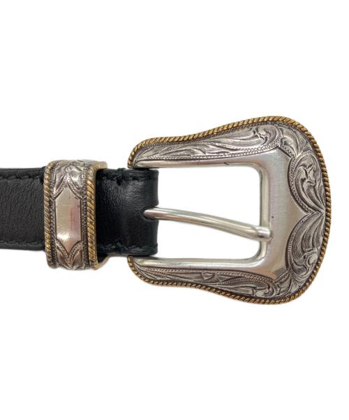 KATE CATE（ケイトケイト）KATE CATE (ケイトケイト) ウエスタンレザーベルト ブラックの古着・服飾アイテム