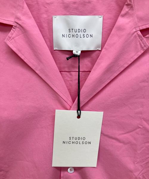 STUDIO NICHOLSON（スタジオ ニコルソン）STUDIO NICHOLSON (スタジオ ニコルソン) CABRILLA SHIRT ピンク サイズ:Ｍの古着・服飾アイテム