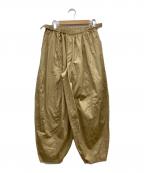 M TO Rムウトアール）の古着「BALOON VOLUME PANTS」｜ベージュ