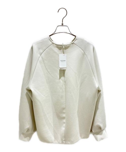 MUSE de Deuxieme Classe（ミューズ ドゥーズィエム クラス）MUSE de Deuxieme Classe (ミューズ ドゥーズィエム クラス) dumblefit クルーネック プルオーバー アイボリー サイズ:FREE 未使用品の古着・服飾アイテム