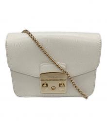 FURLA（フルラ）の古着「チェーンショルダーバッグ」｜アイボリー