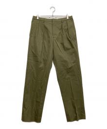 FUCKING AWESOME（ファッキンオーサム）の古着「タックパンツ」｜カーキ