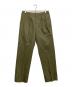 Fucking Awesome（ファッキンオーサム）の古着「タックパンツ」｜カーキ