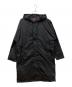 ASPESI（アスペジ）の古着「ウォーターレペレントナイロンドロップショルダーパッカブルフーディーコート　I009 LOSE」｜ブラック