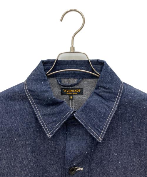 A vontade（アボンタージ）A vontade (アボンタージ) デニム カバーオール インディゴ サイズ:Sの古着・服飾アイテム