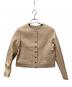 ANAYI（アナイ）の古着「ラムレザードットボタン ジャケット」｜ベージュ