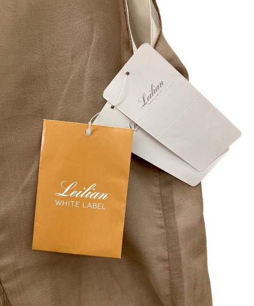 Leilian（レリアン）Leilian (レリアン) マジョリカプリーツレイヤードブラウス ベージュ サイズ:Mの古着・服飾アイテム