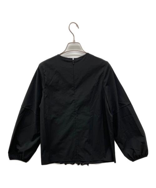 UNITED ARROWS（ユナイテッドアローズ）UNITED ARROWS (ユナイテッドアローズ) リッチフリル ブラウス ブラック サイズ:FREE 未使用品の古着・服飾アイテム