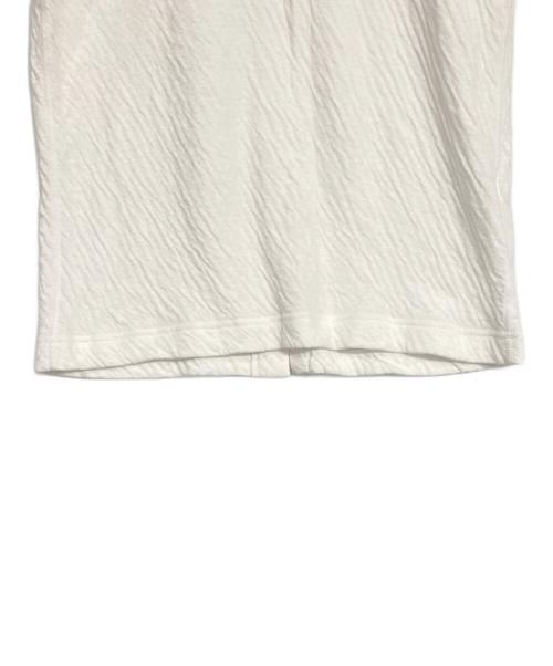 tricot COMME des GARCONS（トリココムデギャルソン）tricot COMME des GARCONS (トリココムデギャルソン) ラウンドカラーカットソー ホワイト サイズ:SIZE Mの古着・服飾アイテム