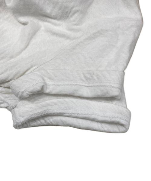 tricot COMME des GARCONS（トリココムデギャルソン）tricot COMME des GARCONS (トリココムデギャルソン) ラウンドカラーカットソー ホワイト サイズ:SIZE Mの古着・服飾アイテム