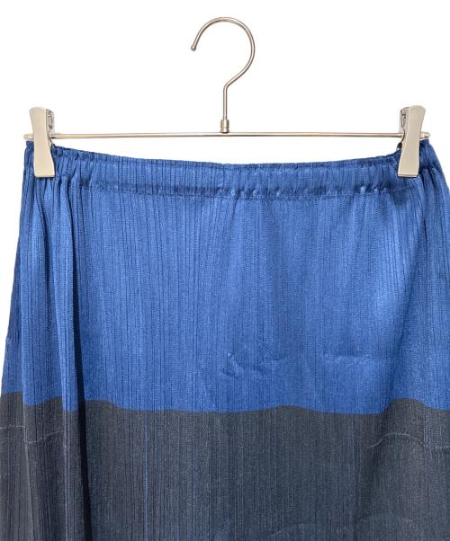 PLEATS PLEASE（プリーツプリーズ）PLEATS PLEASE (プリーツプリーズ) プリーツサルエルショートパンツ ネイビー サイズ:5の古着・服飾アイテム