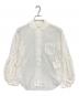 COMME des GARCONS COMME des GARCONS（コムデギャルソン コムデギャルソン）の古着「レーススリーブブラウス」｜ホワイト