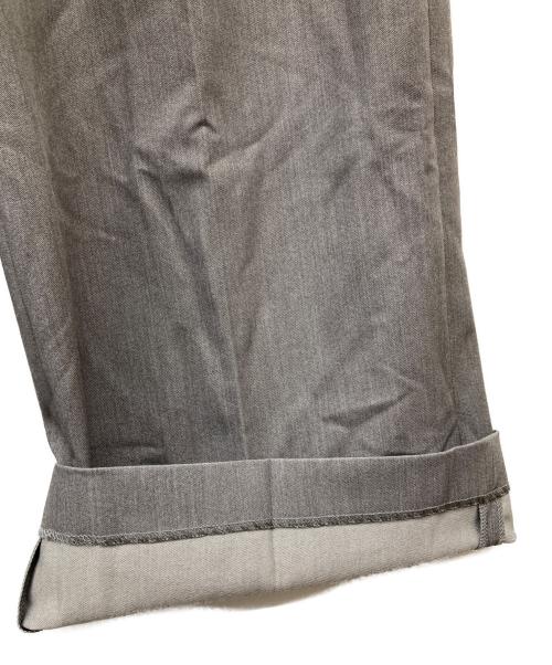 Snidel（スナイデル）Snidel (スナイデル) ストレートワイドパンツ グレーの古着・服飾アイテム