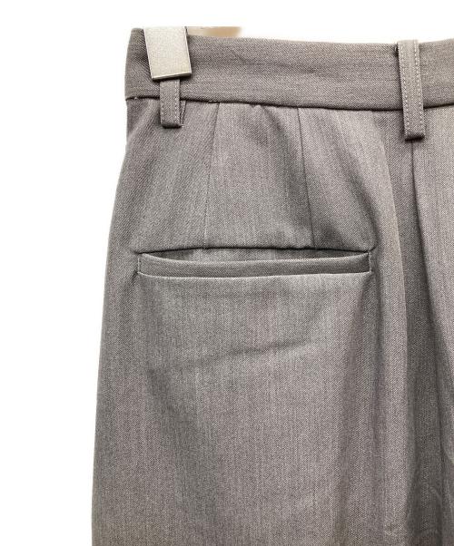 Snidel（スナイデル）Snidel (スナイデル) ストレートワイドパンツ グレーの古着・服飾アイテム