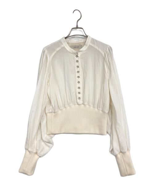 FUMIE=TANAKA（フミエタナカ）FUMIE=TANAKA (フミエタナカ) バルーンシャツブラウス アイボリー サイズ:SIZE 2の古着・服飾アイテム