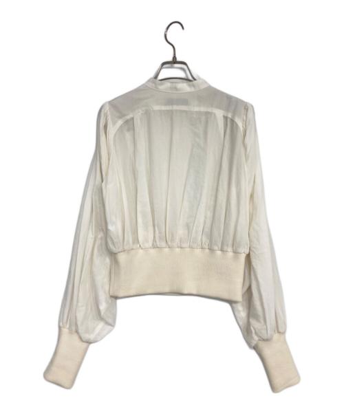 FUMIE=TANAKA（フミエタナカ）FUMIE=TANAKA (フミエタナカ) バルーンシャツブラウス アイボリー サイズ:SIZE 2の古着・服飾アイテム