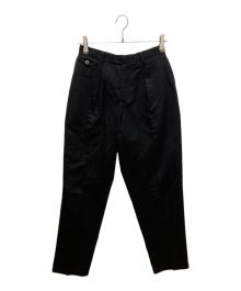 colony clothing（コロニークロージング）の古着「タックパンツ　スラックス」｜ブラック