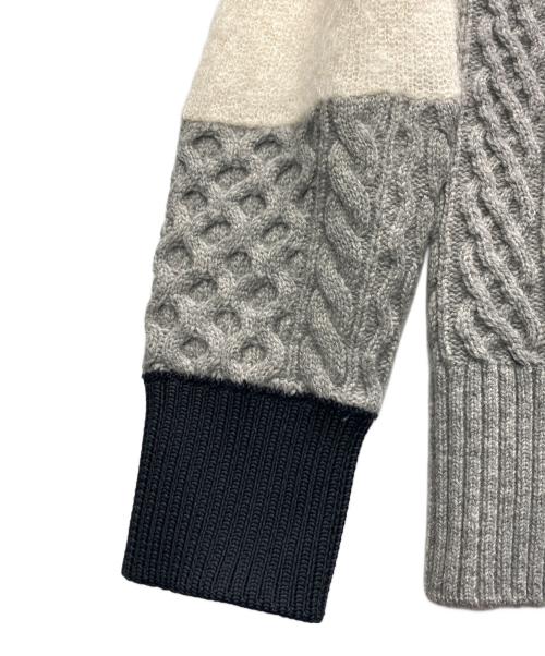 sacai（サカイ）sacai (サカイ) CABLE PATTERN KNIT PULLOVER マルチカラー サイズ:1の古着・服飾アイテム