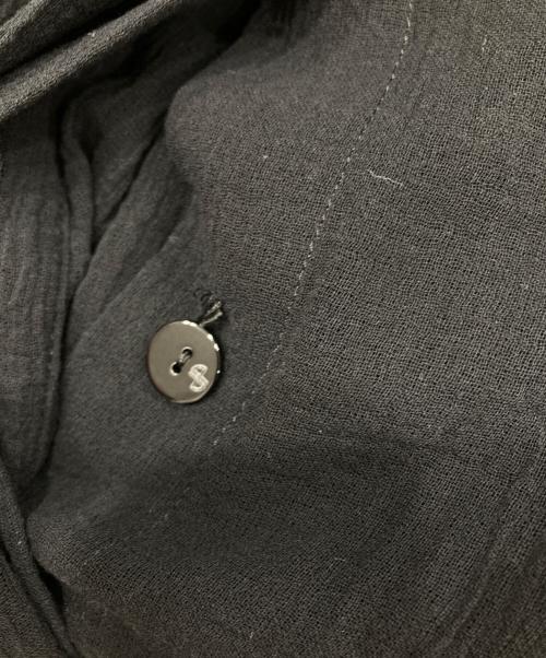 patou（パトゥ）Patou (パトゥ) オーガニックコットンシアーシャツ ブラック サイズ:34の古着・服飾アイテム