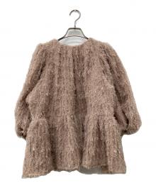 TSURU by MARIKO OIKAWA（ツルバイマリコオイカワ）の古着「pas de deux ペプラムブラウス」｜ベージュ