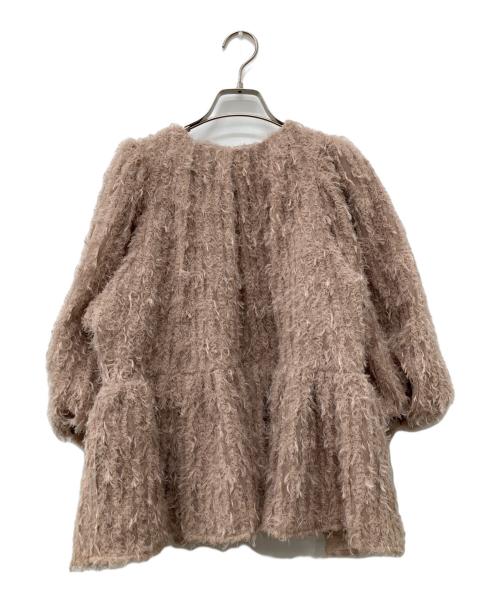 TSURU by MARIKO OIKAWA（ツルバイマリコオイカワ）TSURU by MARIKO OIKAWA (ツルバイマリコオイカワ) pas de deux ペプラムブラウス ベージュ サイズ:Freeの古着・服飾アイテム