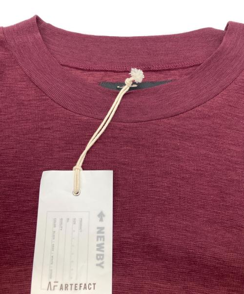 A.F ARTEFACT（エーエフ アーティファクト）A.F ARTEFACT (エーエフ アーティファクト) Surf Knit Pullover　サーフニット プルオーバー パープル サイズ:1の古着・服飾アイテム